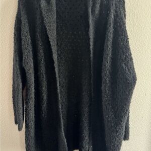 Vince Camuto Black Open-Front Cardigan New without tags